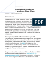So Vollstreckte Die DDR Ihre Letzte Hinrichtung - An Einem Stasi-Mann