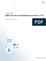 Ibm Infosphere Datastage Essentials V11.5: Course Guide