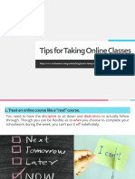 Tips On Online Classes