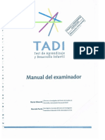 TADI Manual Examinador