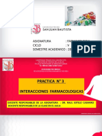 Interacciones Farmacológicas