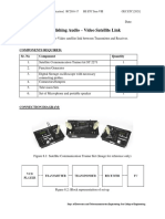 Expt 8 - Satellite Communication Audio and Video