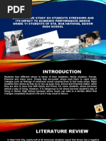 Quantitative Study On Students Stressors and Its Impact To Academic Performance Among Grade 11 Students of Sta. Ana National Senior High School