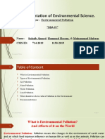 Presentation of Environmental Science.: Topic: Environmental Pollution "BBA-IV"