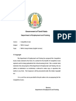 Government of Tamil Nadu: Department of Employment and Training