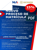 UNMSM-ICPNA convenio 15% descuento matrícula