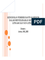 Materi III Bantuan Hukum Litigasi Dan Non LItigasi