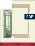 Office floor plan layout with room dimensions