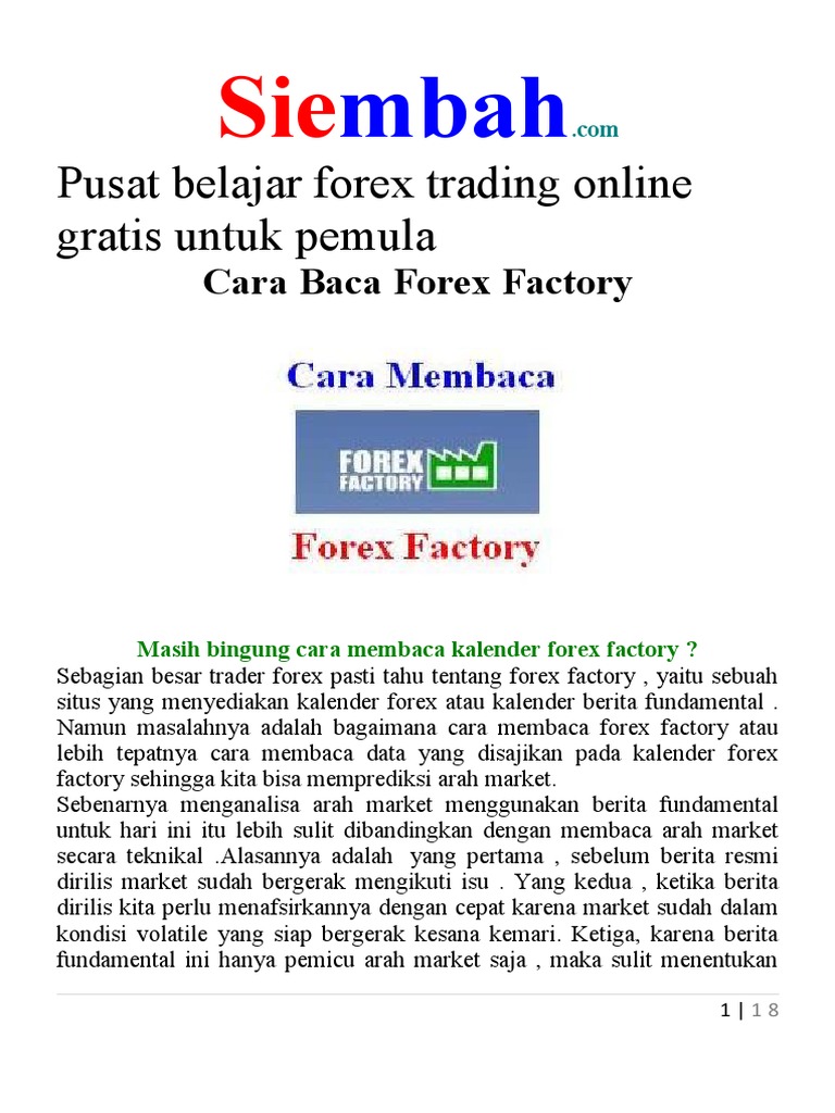 Forex factory dalam bahasa indonesia job forexpros gold usd conversion