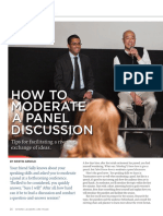 How To Moderate A Panel Discussion: Tips For Facilitating A Riveting Exchange of Ideas