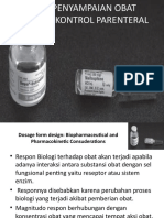 M.1 Penyampaian Obat Terkontrol Parenteral