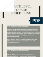 Multi-Level Queue Scheduling