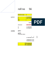 Roll No 56: Solution Type A