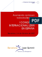 Congreso Lean Barcelona Gestión Mejora Competitividad