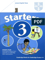 Cambridge - Starters 3 Student's Book, 2nd Edition