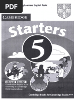 Cambridge - Starters 5 Answer Booklet