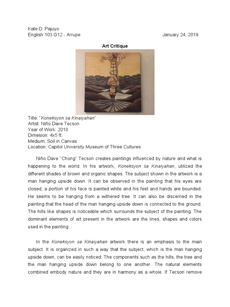 Art Critique | PDF