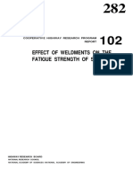 Cooperative Highway Research Program Report on Fatigue Strength of Steel Beams