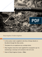 Drip Irrigation: J. Nandhini M.Tech (SWCE) 2020-18-011