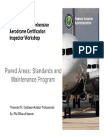 Paved Areas: Standards and Maintenance Program: ICAO/FAA Comprehensive Aerodrome Certification Inspector Workshop