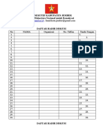 Daftar Hadir Diskusi