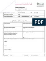 Reimbursement Form (Medical Part) : Section 1 - Member Information