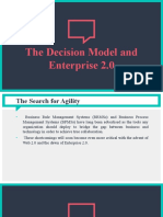 The Decision Model and Enterprise 2.0