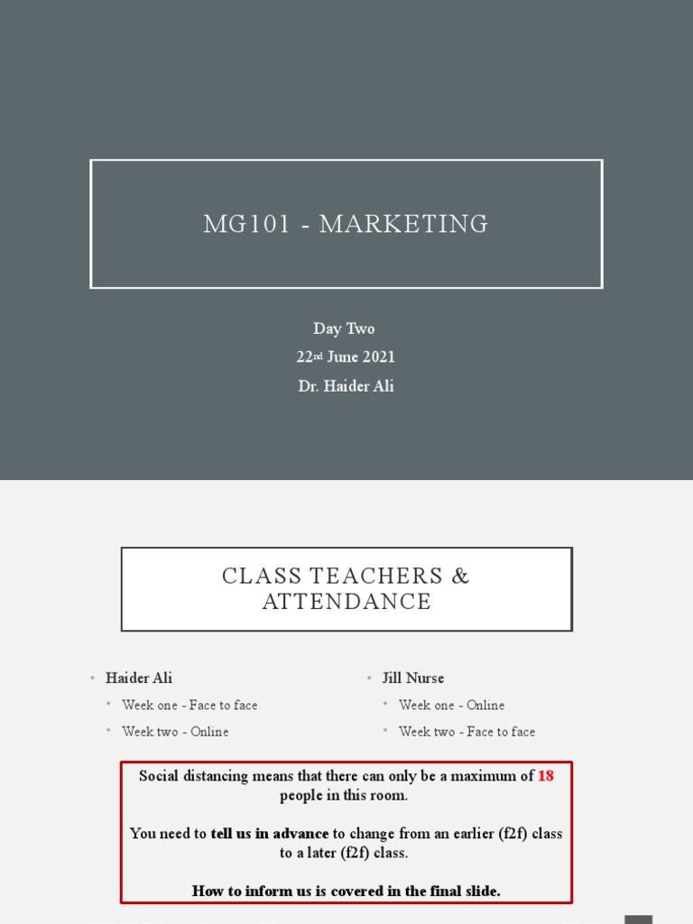 Marketing Course Overview | PDF | Market Segmentation | Consumer Behaviour