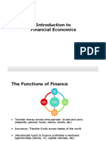 Introduction To Financial Economics