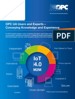 OPC UA Users and Experts - Conveying Knowledge and Experience