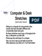 Computer Desk Stretches