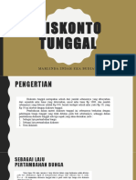 DISKONTO TUNGGAL