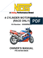 4 Cylinder Motorcycle (Race Only) : Kit Number: 03008RNOS