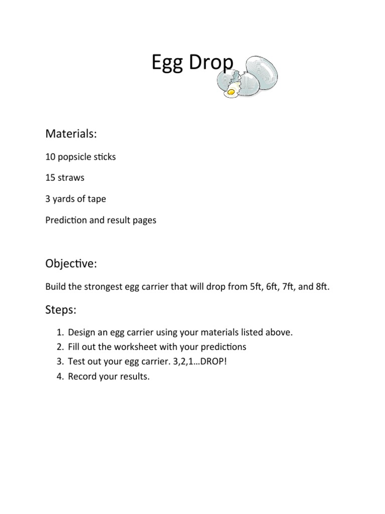 Egg Drop | PDF