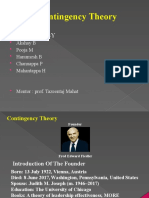 Contingency Theory TTM