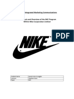 IMC Analysis and Overview of Nike Corpor
