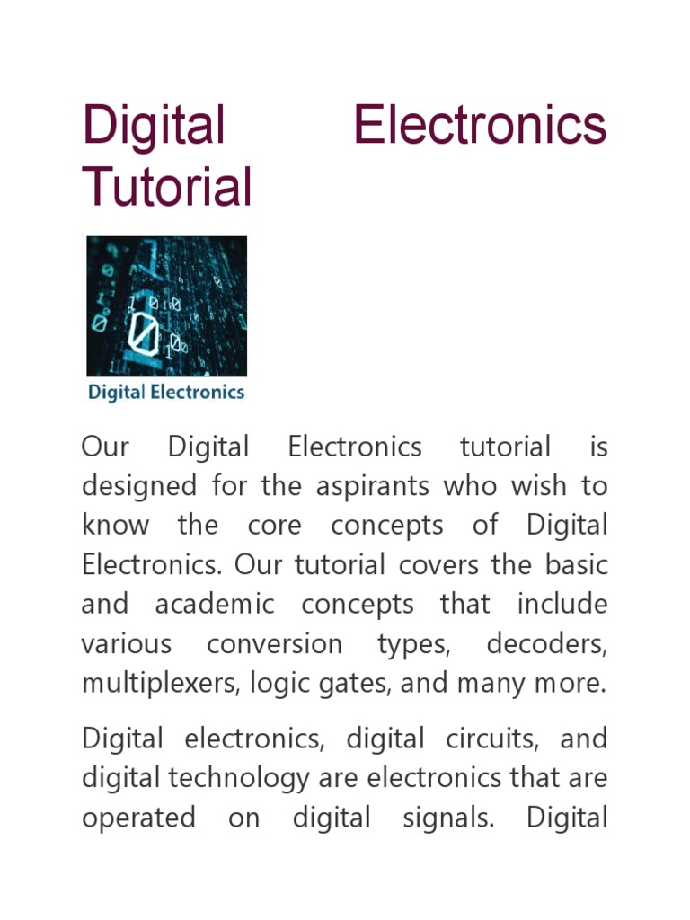 Digital Electronics Unit1 PDF Subtraction Theory Of Computation