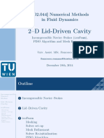 Numerical Methods in Fluid Dynamics: icoFoam Solver for Lid-Driven Cavity