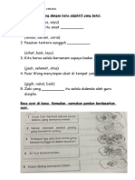 Isikan Tempat Kosong Dengan Kata Adjektif Yang Betul.: Bahasa Melayu Tahun 1R 19052021