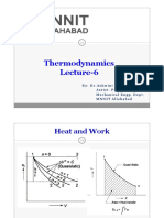 Thermodynamics Lecture-6: By:Dr - Ashwinikumaryadav Assist - Professor Mechanicalengg - Dept. Mnnitallahabad