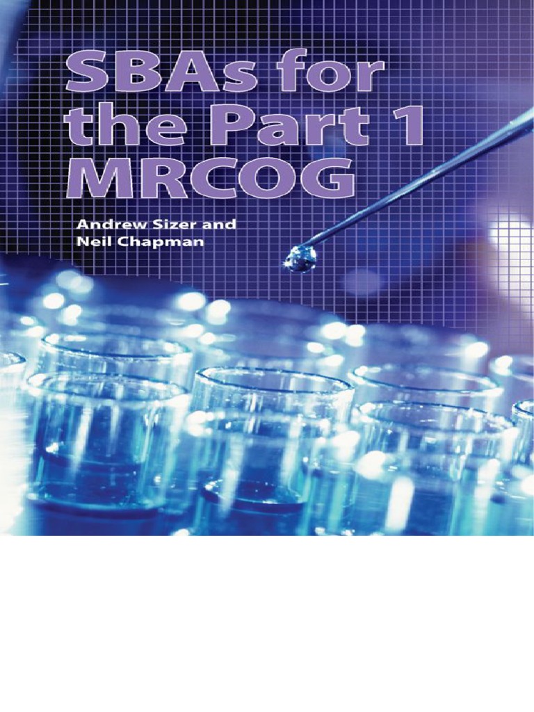 Sba Part 1 Mrcog Pdf Genetic Disorder Multiple Choice