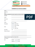 FORM Permintaan Tenaga Kerja