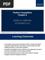 Perfect Competition: Lipsey & Chrystal Economics 13E