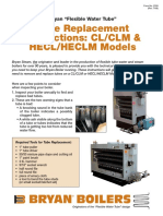 Tube Replacement Instructions: CL/CLM & HECL/HECLM Models: Bryan Boilers