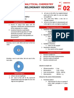 Preliminary Reviewer: Analytical Chemistry