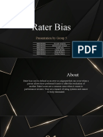 Rater Bias (Group 5)