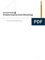 Bloomberg: US Equity Corporate Action Methodology