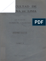 La Facultad de Medicina de Lima Hermilio Valdizan Tomo II 1-63