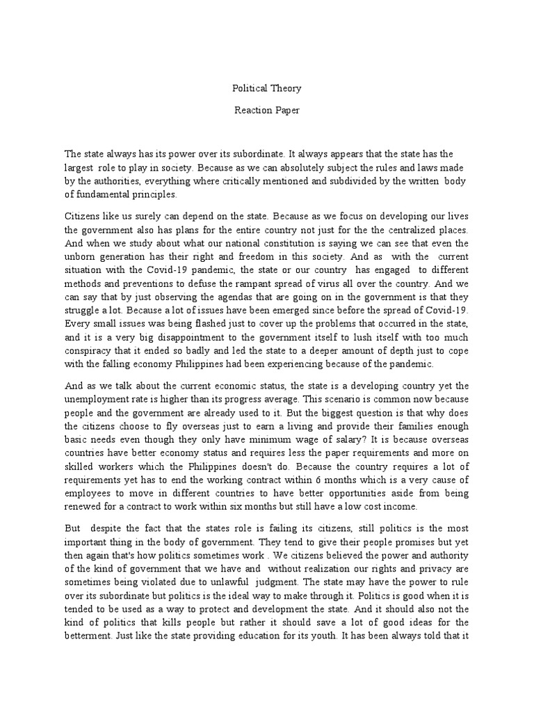Political Theory Paper | How To Write Political Papers – TRLP