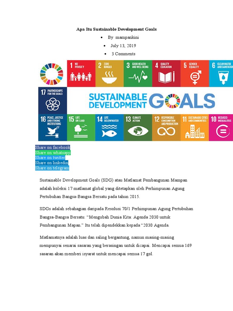Apa Itu Sustainable Development Goals Pdf